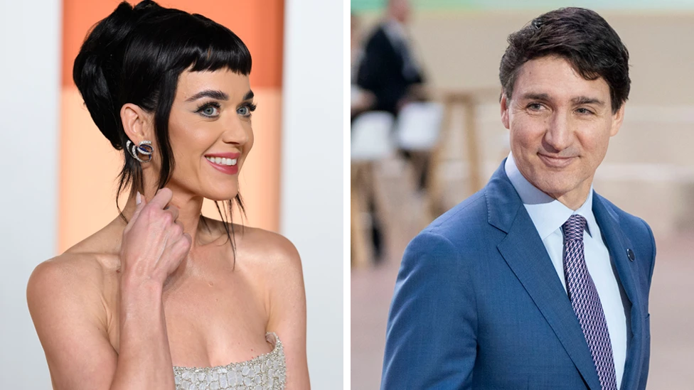 Katy Perry and Justin Trudeau