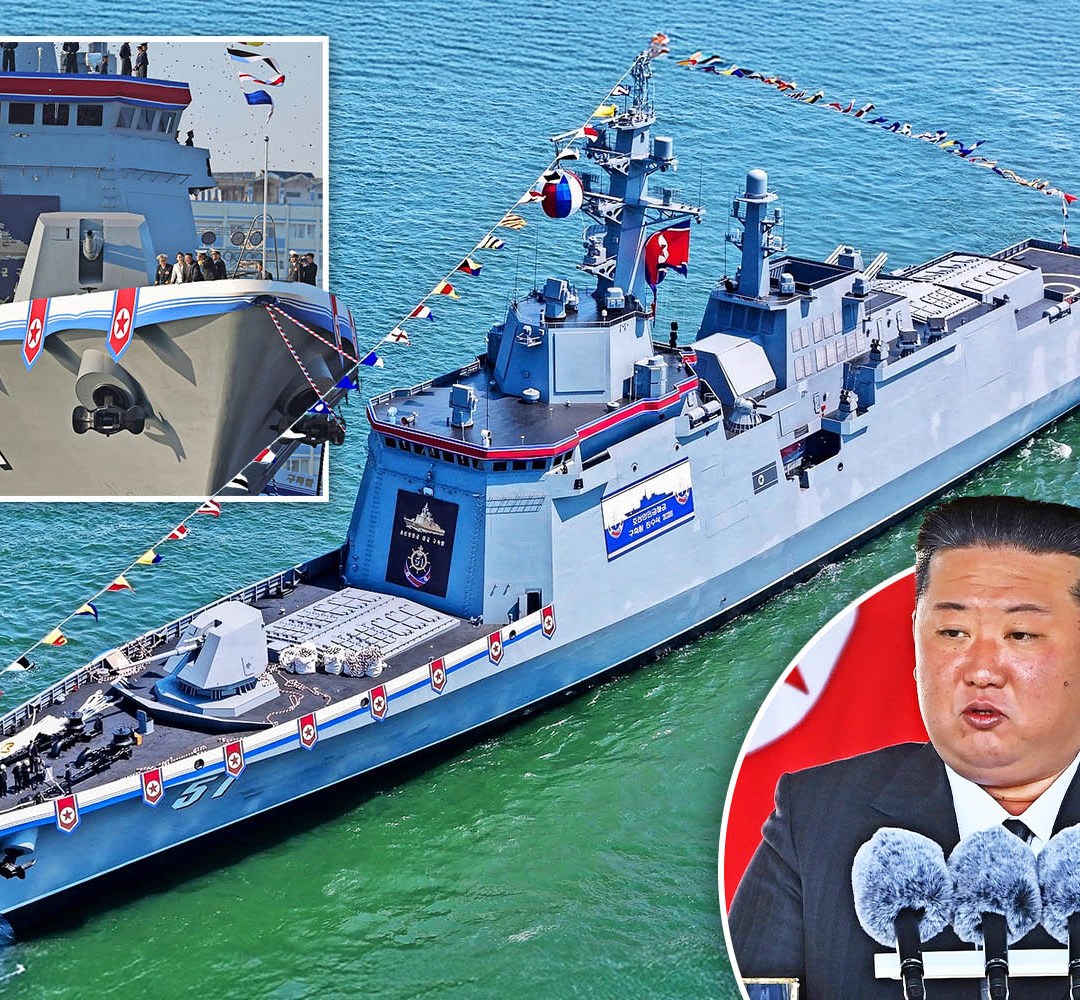 North Korean warship capsizes during launch