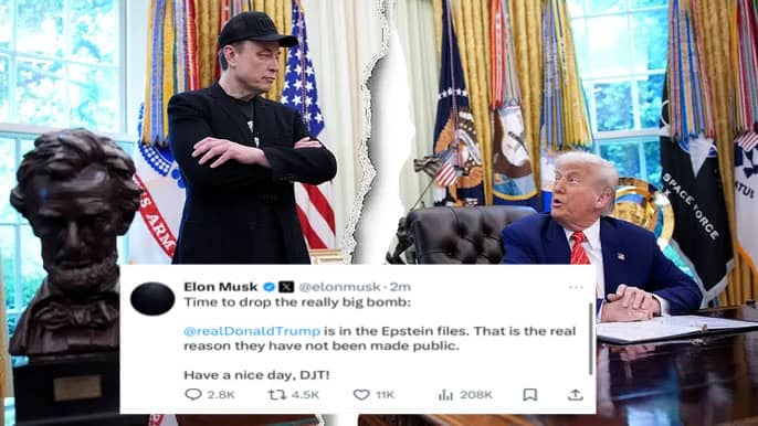Elon Musk trump break up