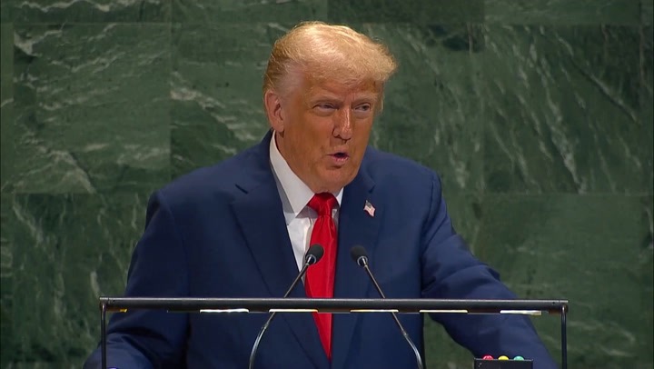 Trump claims UK and Europe ‘going to hell’ in extraordinary UN rant