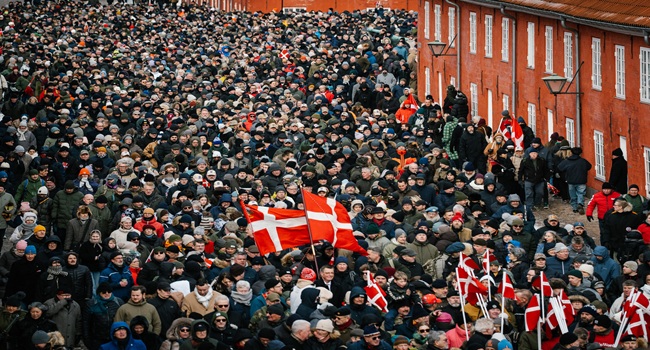 Danish war veterans joined by thousands in silent march after 'insult' from Trump
