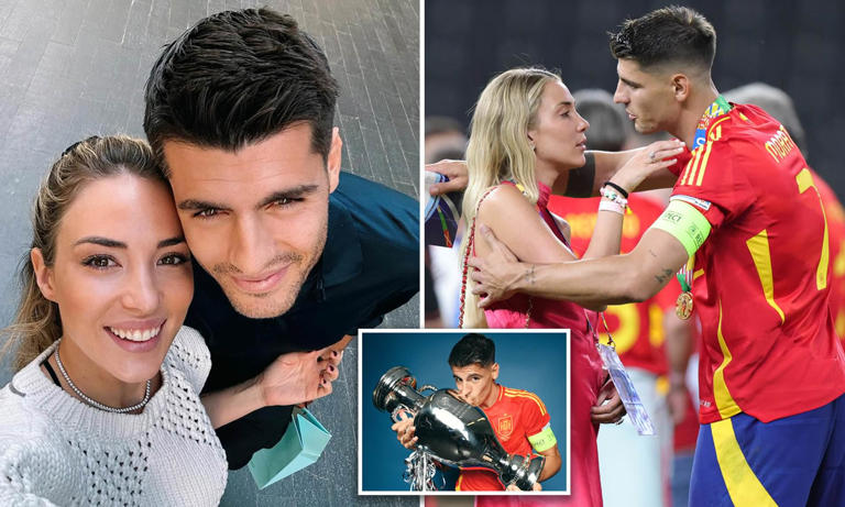 Ex-Chelsea striker, Alvaro Morata breaks silence on marriage split from model wife Alice Campello
