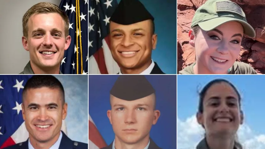 Six U.S. Air Force Airmen Killed in Aircraft Crash in Iraq Identified