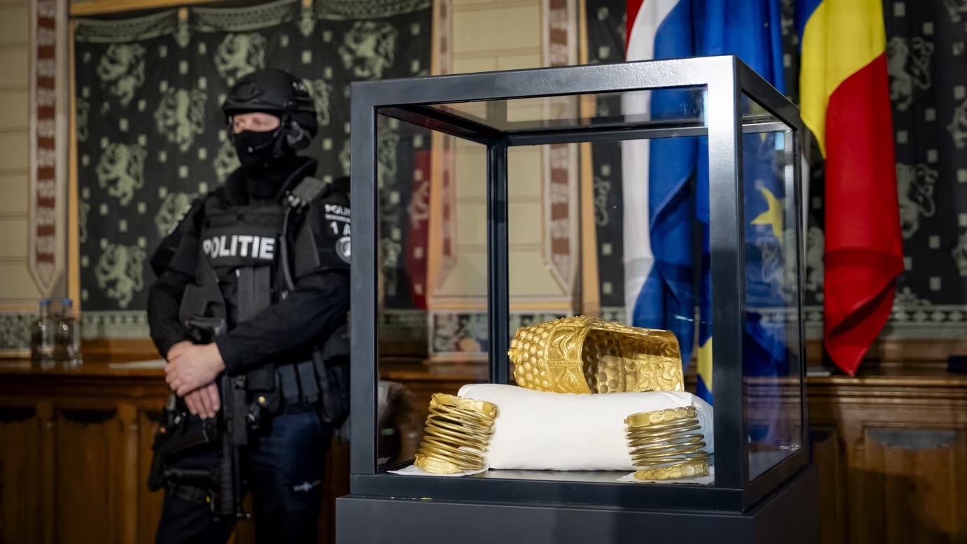 2,500-year-old Stolen Golden Helmet Recovered After Museum Heist in the Netherlands