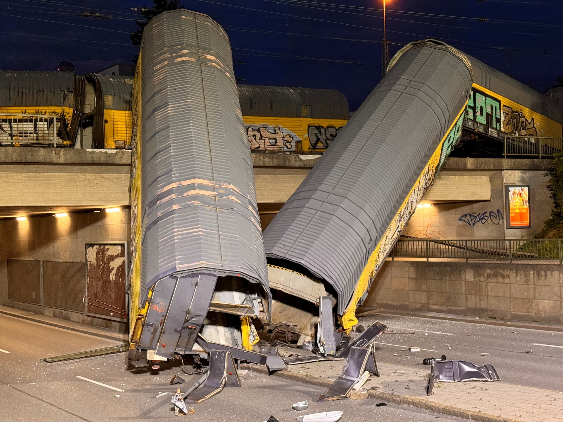 One dead after freight trains collide in Munich
